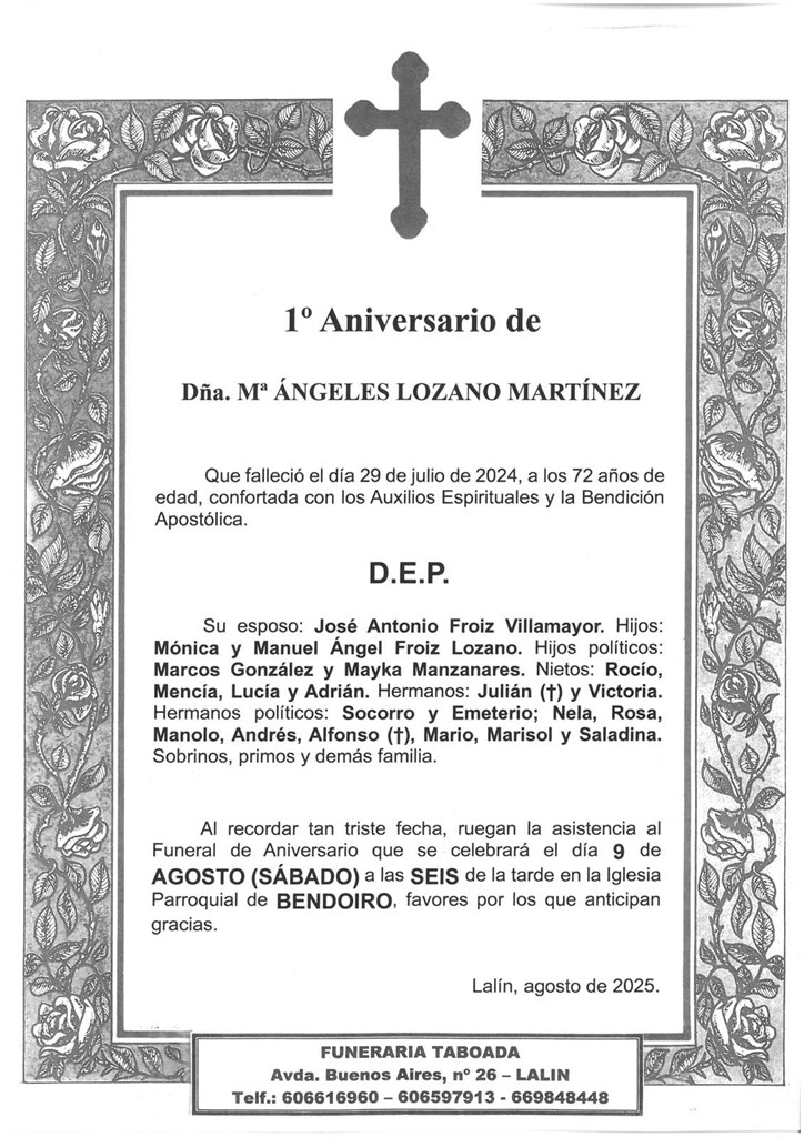 DÑA. Mª ÁNGELES LOZANO MARTÍNEZ