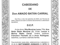 D. AMADO BATÁN CARRAL