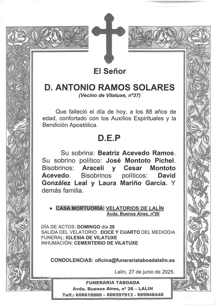 Foto principal D. ANTONIO RAMOS SOLARES