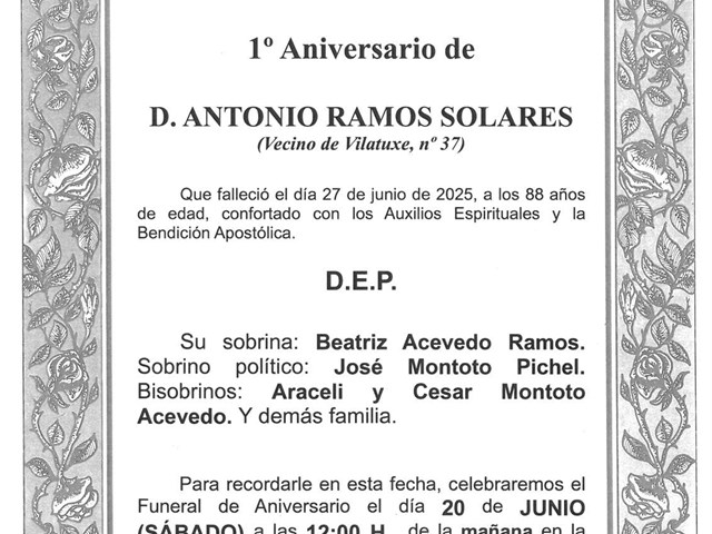 D. ANTONIO RAMOS SOLARES