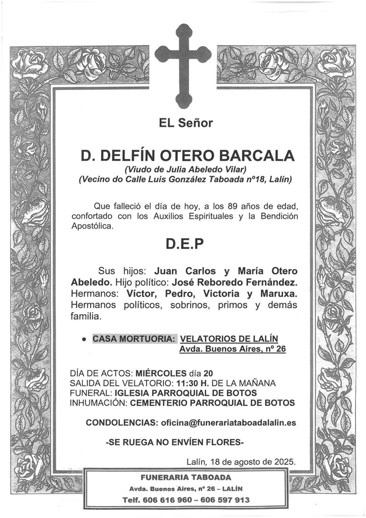 Foto principal D. DELFÍN OTERO BARCALA