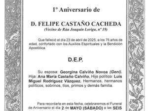 D. FELIPE CASTAÑO CACHEDA
