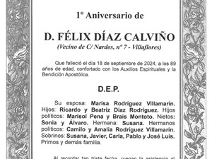 D. FÉLIX DÍAZ CALVIÑO