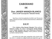 D. JAVIER NAVAZA BLANCO
