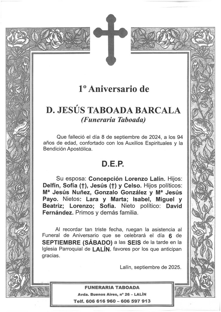 D. JESÚS TABOADA BARCALA