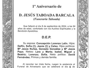 D. JESÚS TABOADA BARCALA