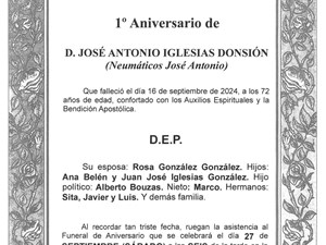 D. JOSÉ ANTONIO IGLESIAS DONSIÓN