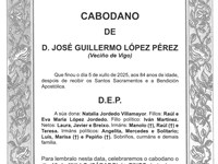 D. JOSÉ GUILLERMO LÓPEZ PÉREZ