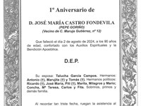 D. JOSÉ MARÍA CASTRO FONDEVILA