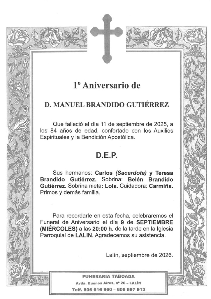 D. MANUEL BRANDIDO GUTIÉRREZ
