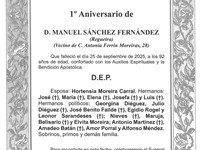 D. MANUEL SÁNCHEZ FERNÁNDEZ