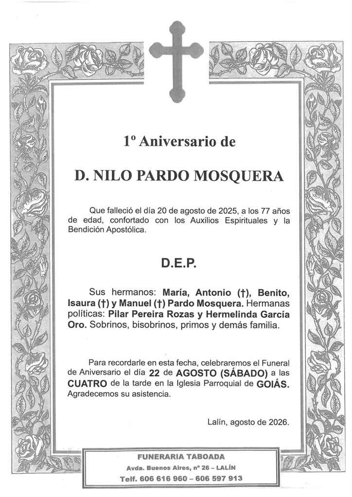 D. NILO PARDO MOSQUERA