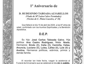 D. RUDESINDO TABOADA ALVARELLOS