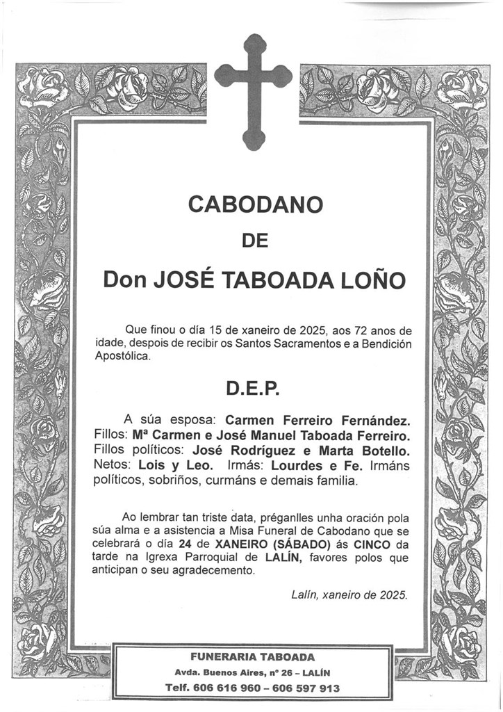 DON JOSÉ TABOADA LOÑO