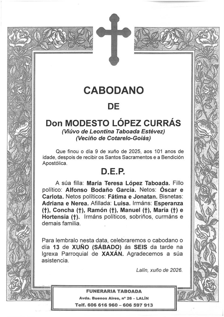 DON MODESTO LÓPEZ CURRÁS