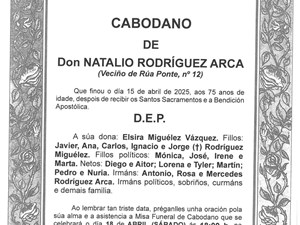 DON NATALIO RODRÍGUEZ ARCA