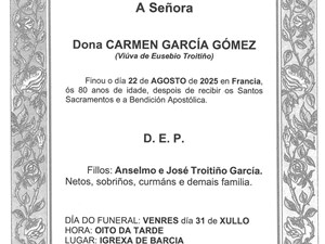 Dona CARMEN GARCÍA GÓMEZ