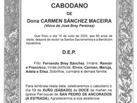DONA CARMEN SÁNCHEZ MACEIRA