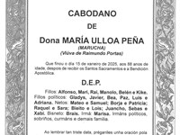 DONA MARIA ULLOA PEÑA
