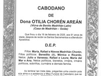 DONA OTILIA CHORÉN AREÁN