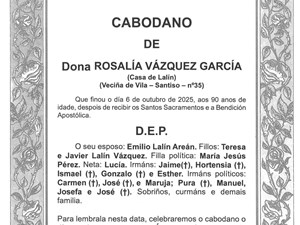 Dona ROSALÍA VÁZQUEZ GARCÍA