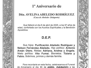 Dña. AVELINA ABELEDO RODRÍGUEZ