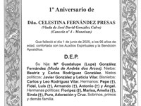 DÑA. CELESTINA FERNÁNDEZ PRESAS