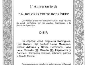 DÑA. DOLORES COUTO RODRIGUEZ