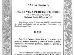 DÑA. ELVIRA PEREIRO TOUBES