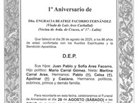 DÑA. ENGRACIA BEATRIZ FACORRO FERNÁNDEZ