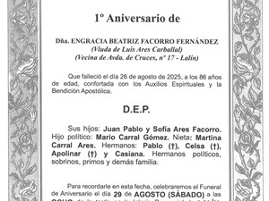 DÑA. ENGRACIA BEATRIZ FACORRO FERNÁNDEZ