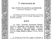  DÑA. MARIA DEL PILAR RIVAS AZURMENDI