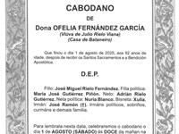 DÑA. OFELIA FERNÁNDEZ GARCÍA