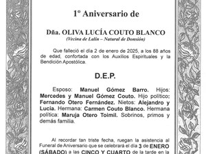 DÑA. OLIVA LUCÍA COUTO BLANCO
