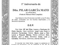 DÑA. PILAR GARCÍA MATO