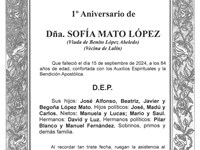Dña. SOFÍA MATO LÓPEZ