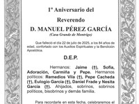 EL REVEREDO D. MANUEL PÉREZ GARCÍA