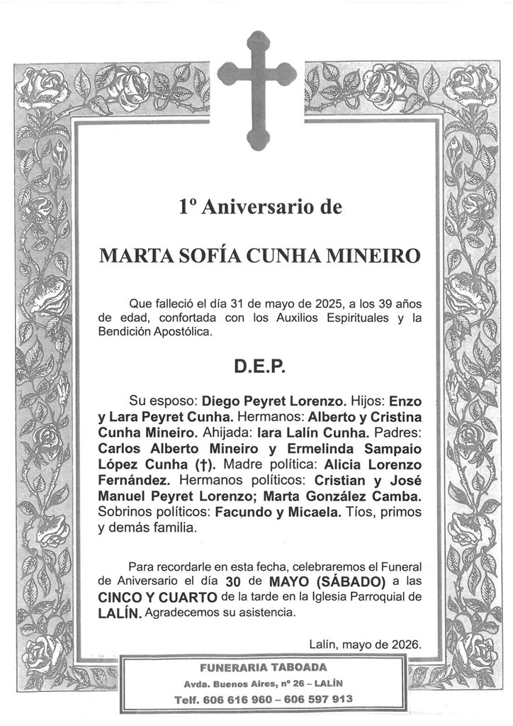 MARTA SOFÍA CUNHA MINEIRO