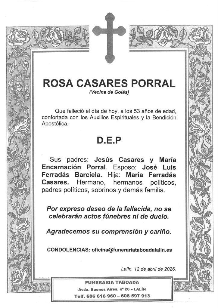 Foto 1 ROSA CASARES PORRAL
